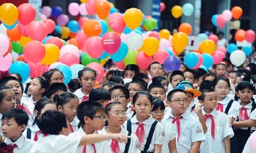 Thoi tiet ngay khai giang nam hoc moi 2015 - 2016: Ha Noi nang
