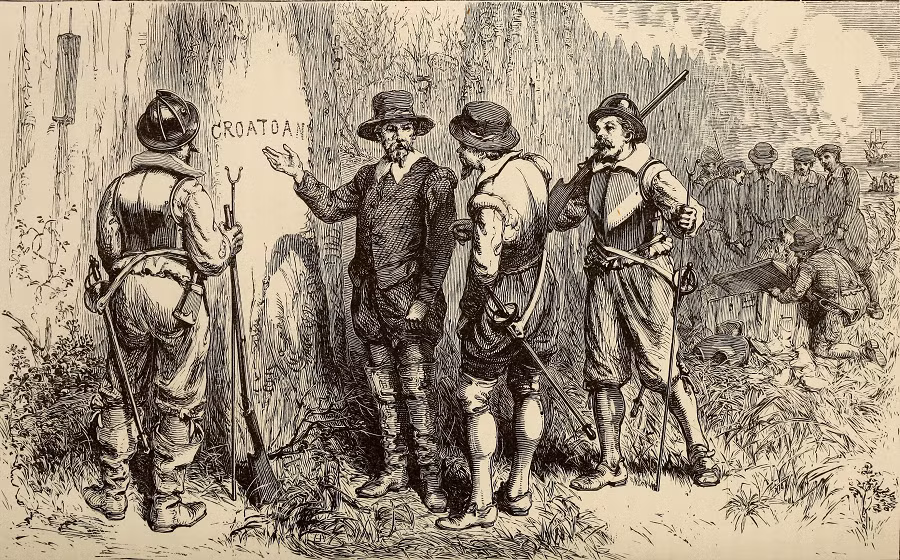 Sự mất tích của đoàn di cư Roanoke Colony gồm 115 người vào khoảng năm 1590 là một trong những vụ mất tích tập thể khó hiểu nhất trong lịch sử.