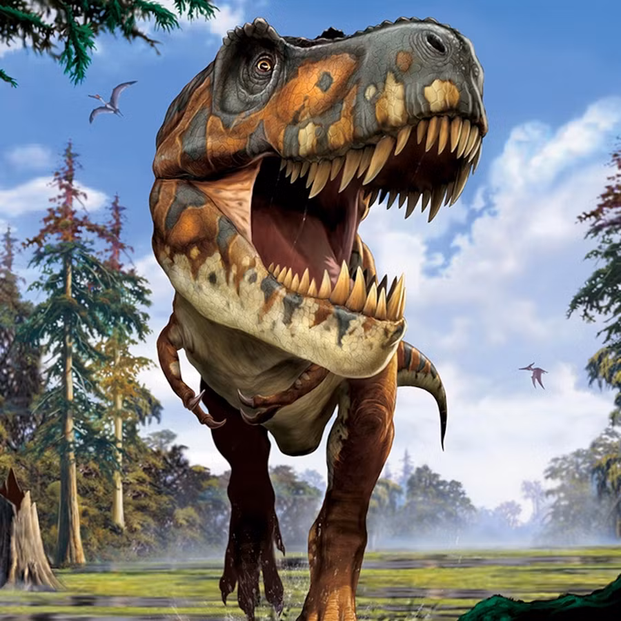 1. Khủng long bạo chúa (Tyrannosaurus rex): Tuyệt chủng cách đây 65 triệu năm. Là một trong những loài động vật chỉ còn trong truyền thuyết, khủng long bạo chúa là loài ăn thịt lớn nhất mọi thời đại, với chiều dài trên 13,2m và nặng khoảng 7 tấn.