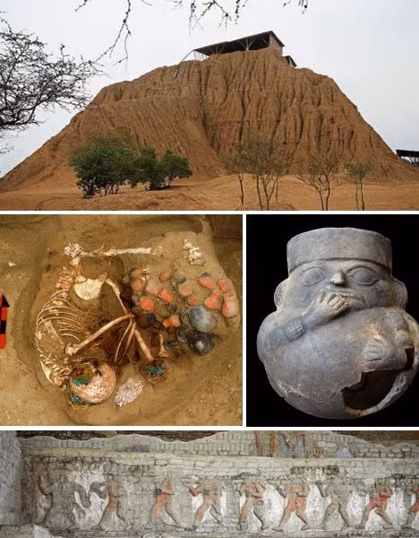 8. Nền văn minh Moche, Peru: Phát triển từ năm 100 đến năm 800, nổi tiếng với các công trình kiến trúc và đồ gốm tinh xảo. Nền văn minh này biến mất có thể do ảnh hưởng của El Nino, một hiện tượng thời tiết khắc nghiệt.