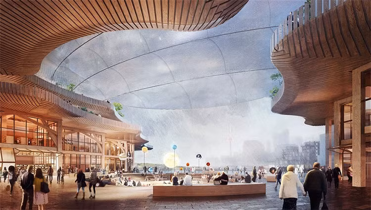 7. Thành phố thông minh che mưa tự động: Sidewalk Labs đang phát triển một hệ thống thông minh giúp che nắng và mưa tự động, tạo điều kiện thuận lợi cho cư dân ở các khu vực ngoài trời.