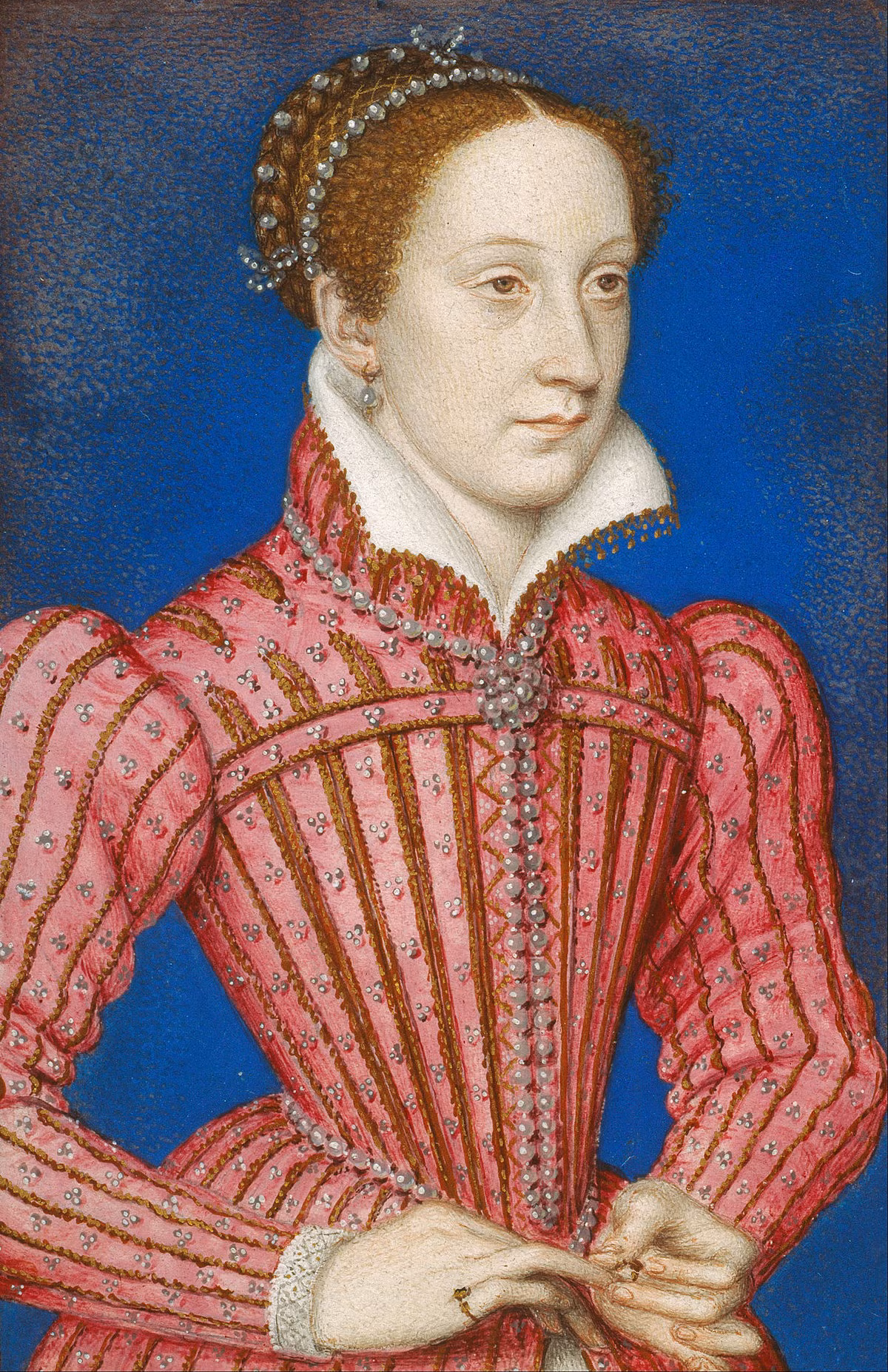 Do còn nhỏ tuổi nên mẹ của Nữ hoàng Mary là Mary of Guise thực hiện nhiếp chính, giúp con xử lý chuyện chính sự. Khi mới 1 tuổi, Nữ hoàng Scotland được Vua Anh Henry VIII hỏi cưới cho con trai mình nhằm tạo nên cuộc hôn nhân chính trị có lợi cho 2 nước.