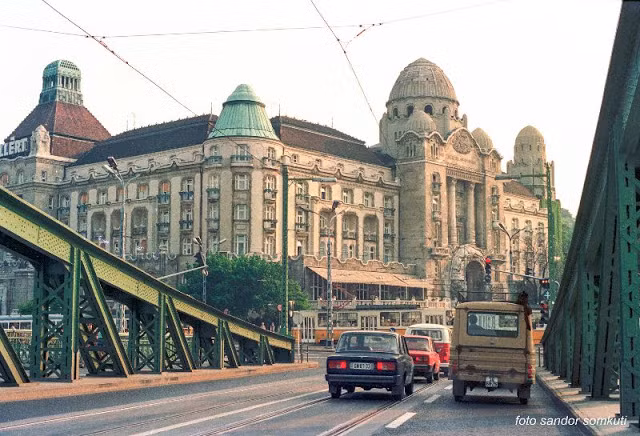 Một tòa nhà cổ kính ở Budapest.