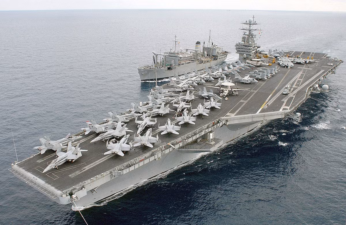 Tàu sân bay USS Harry S. Truman của Hải quân Mỹ vừa có mặt tại vùng biển Baltic để sẵn sàng cho cuộc tập trận chung mang tên BALTOPS sẽ diễn ra trong tháng này với các nước đồng minh trong khu vực. Nguồn ảnh: Wiki.