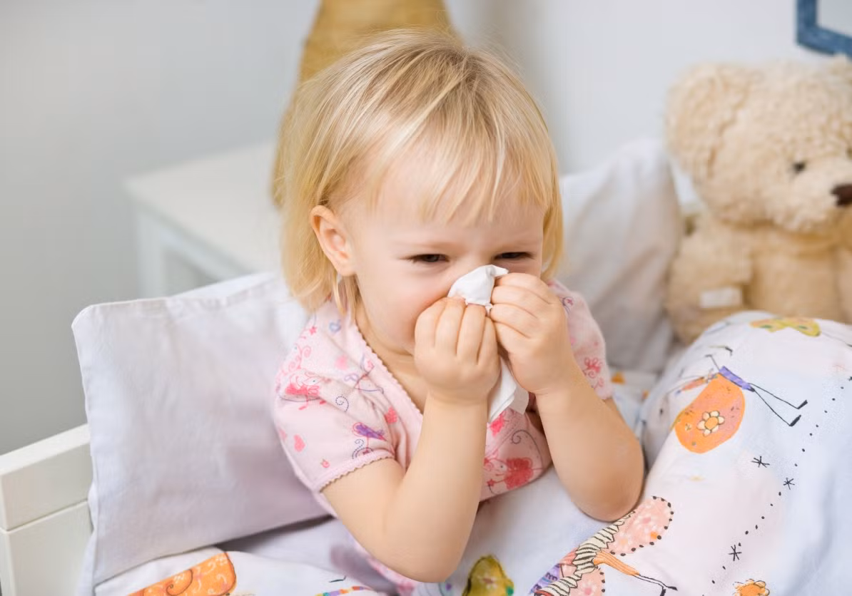 Thường xuyên chảy nước mũi mũi không hẳn là hiện tượng của bệnh tật. Nó chỉ được xác định là bệnh nếu kèm với chảy mũi là hiện tượng ho, sốt, nổi ban...”. Ảnh minh họa: Internet.