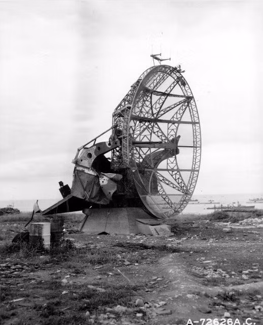 Đài radar Đức bị phá hủy ở Normandy. Nguồn ảnh: WHS