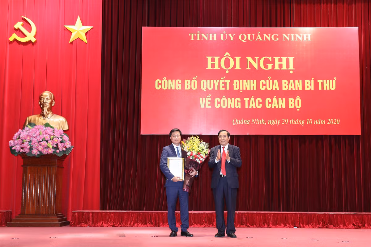 Thu truong Bo Xay dung lam Pho Bi thu Tinh uy Quang Ninh