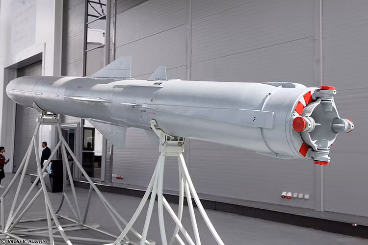 P-800 do cục thiết kế NPO Mashinostroyeniya phát triển, nó hoảng 3 tấn, dài 8,9m, đường kính thân 0,7m, sải cánh 1,7m. Quả đạn được thiết kế với 4 cánh điều hướng lớn ở gần phần đuôi, ở phần mũi là cửa hút không khí cho động cơ hoạt động. Nguồn ảnh: Vitaly Kuzmin.