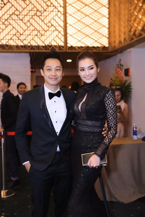 Vợ chồng người đẹp Trúc Diễm cũng có mặt ở sự kiện.