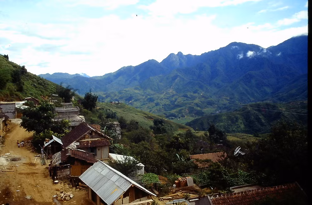 Một góc thị trấn Sapa.