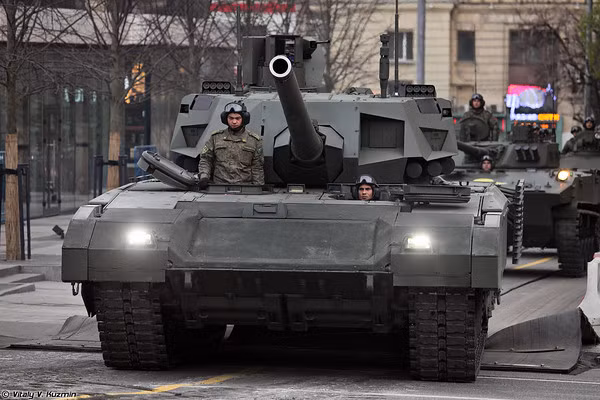 Xe tăng chủ lực Object 148 dùng khung gầm bánh xích hạng nặng Armata.