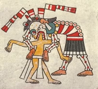 Điều này xuất phát từ quan niệm của người Aztec cho rằng người chết sẽ bị thần Mictlantecuhtli ăn thịt hoặc đày đọa khi tới thế giới ngầm.
