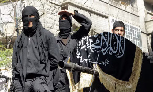 Các chiến binh thuộc Mặt trận al-Nusra.
