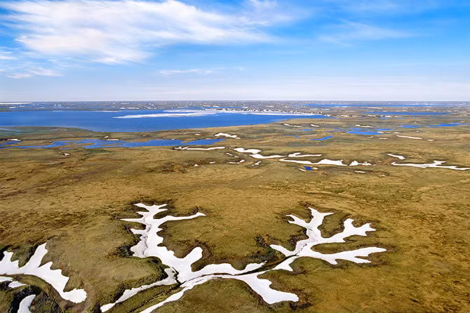 Mùa xuân ở khu tự trị Yamalo – Nenets.