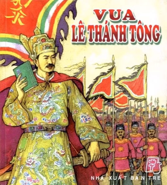 Bìa sách vua Lê Thánh Tông. Ảnh: NXB Trẻ.