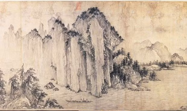 Xích Bích đồ của họa sĩ Vũ Nguyên Trực thời nhà Kim (1115-1234). Niên đại khoảng 1190-1196.