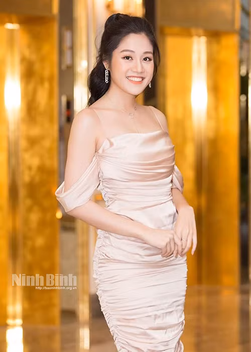 Thùy Trang cho biết, tuy có chút kinh nghiệm nhưng cô cũng không thể chủ quan. Ảnh: Báo Ninh Bình
