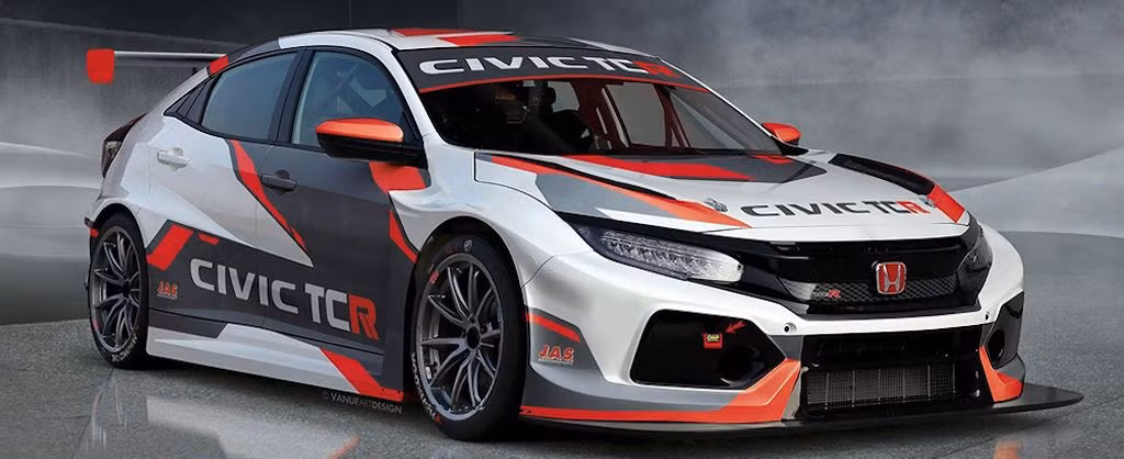 Một chiếc Civic đặc biệt khác cũng xuất hiện tại gian hàng của Honda ở TAS 2018 là mẫu xe đua Civic TCR, được thiết kế để tham gia vào các giải đua thuộc thể thức xe du lịch trên Thế giới (Touring Car Championship).