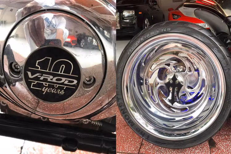 "Trái tim" của mẫu xe môtô Harley-Davidson V-Rod là khối động cơ V-Twin vẫn được giữ nguyên, dung tích 1.250 phân khối, sản sinh công suất tối đa 123 mã lực tại vòng tua máy 8.000 vòng/phút và mô-men xoắn cực đại 117 Nm tại 6.500 vòng/phút.