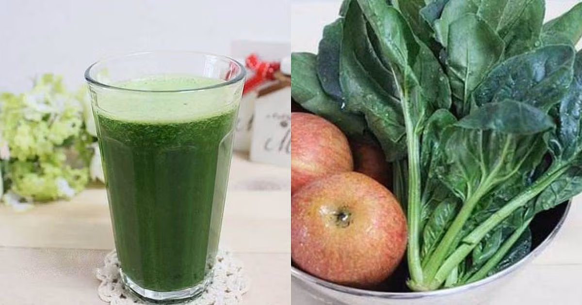 Các loại nước ép từ hỗn hợp rau xanh lá như rau cải bó xôi, rau cải xoăn kết hợp với dưa chuột hoặc cần tây, thêm một vài quả mâm xôi để tạo hương vị cũng rất phù hợp với người tiểu đường. Ảnh: a4vn.
