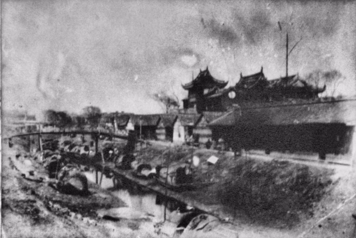 Thành phố Thượng Hải, Trung Quốc những năm 1880.