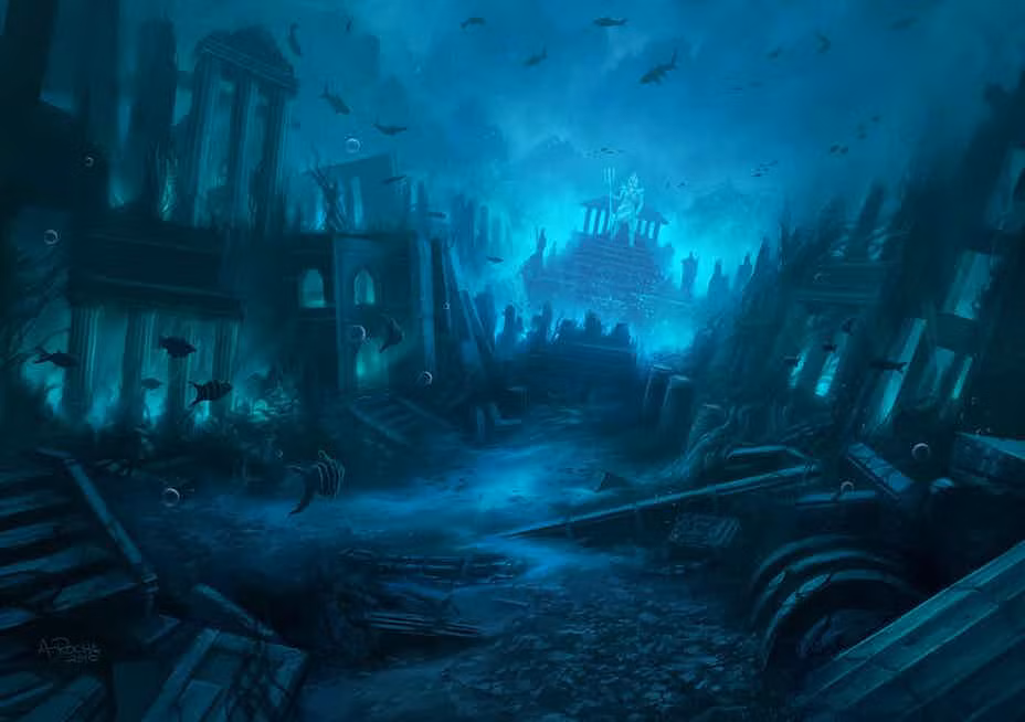 Cho đến nay, không ai biết vị trí chính xác của thành phố Atlantis bị nhấn chìm hiện nay. Có người cho rằng thành phố "mất tích" trên nằm ở Tây Ấn, Nam Cực, Mexico hoặc Bahamas...