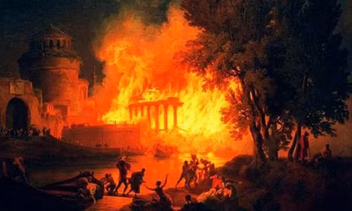 Có người tin rằng, hoàng đế Nero muốn thiêu rụi thành Rome để xây dựng một thành phố mới mang tên ông. Tuy nhiên, đây chỉ là một giả thuyết không có chứng cứ xác thực.