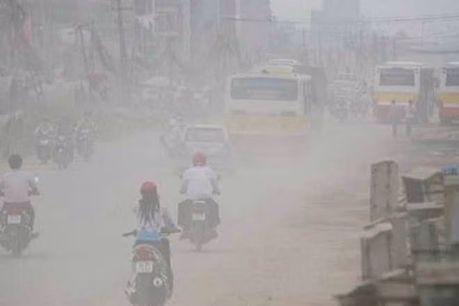 O nhiem khong khi o Ha Noi: Khu vuc nao nang nhat?