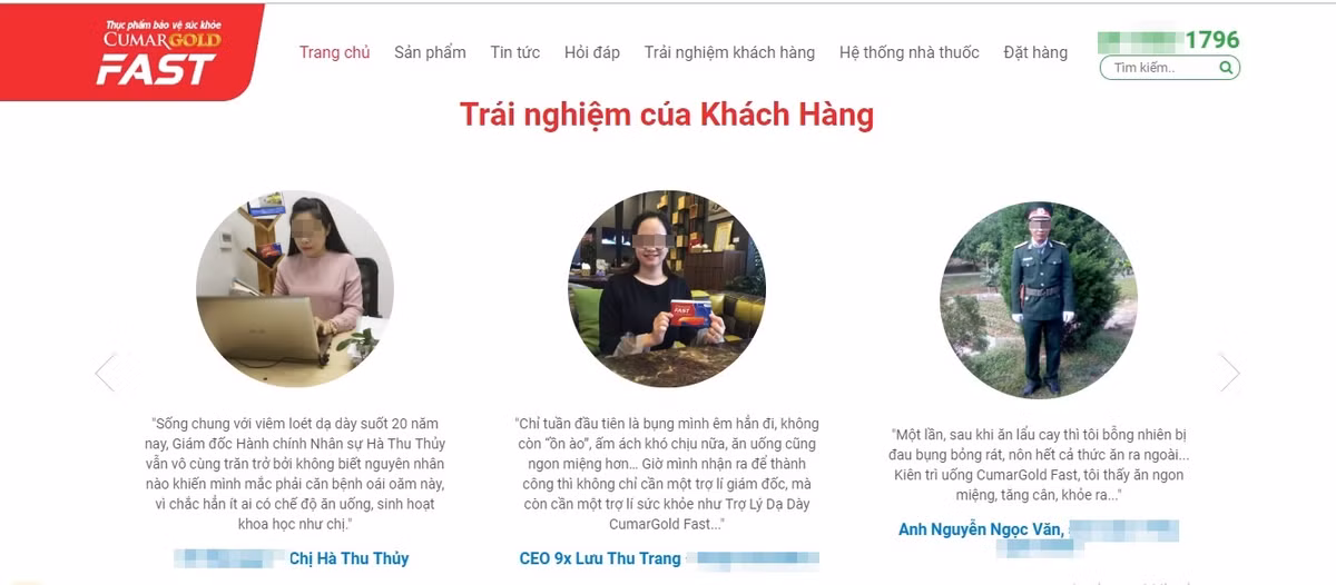 TPCN CumarGold Fast quang cao nhu thuoc, dung hinh anh nguoi khac thoi phong san pham?-Hinh-3