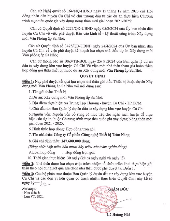 TP HCM: Cty Toan Nang duoc chi dinh 6 goi thau thiet bi tai Cu Chi-Hinh-4