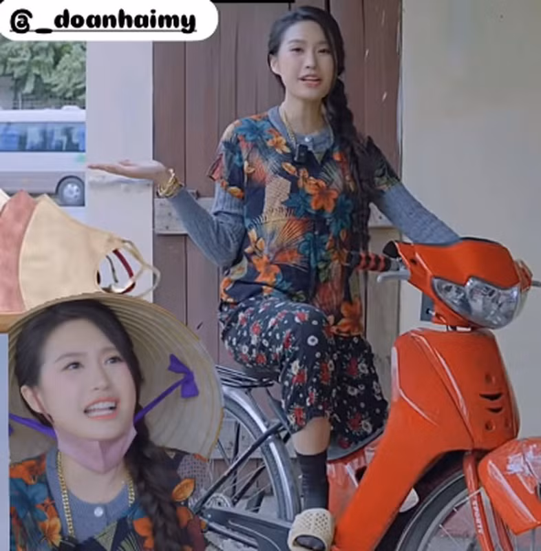 "Tiểu phẩm" hóa thân thành cô bán hàng rong của Doãn Hải My trước đó để thông báo về phiên livestream khiến netizen phải bật cười mà thốt lên: "Cứ tưởng nhầm kênh. Đúng là ai rồi cũng livestream thôi".