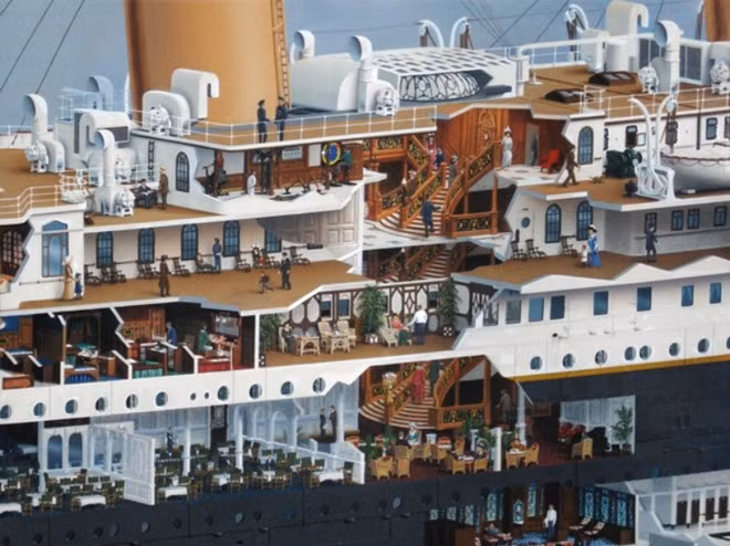 Hình ảnh nội thất siêu sang tàu Titanic huyền thoại - Hình 5 Hinh anh noi that sieu sang tau Titanic huyen thoai-Hinh-5
