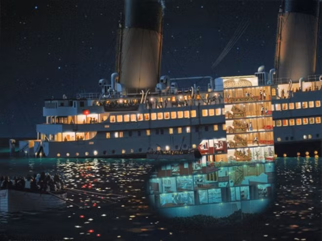 Hình ảnh nội thất siêu sang tàu Titanic huyền thoại - Hình 11 Hinh anh noi that sieu sang tau Titanic huyen thoai-Hinh-11