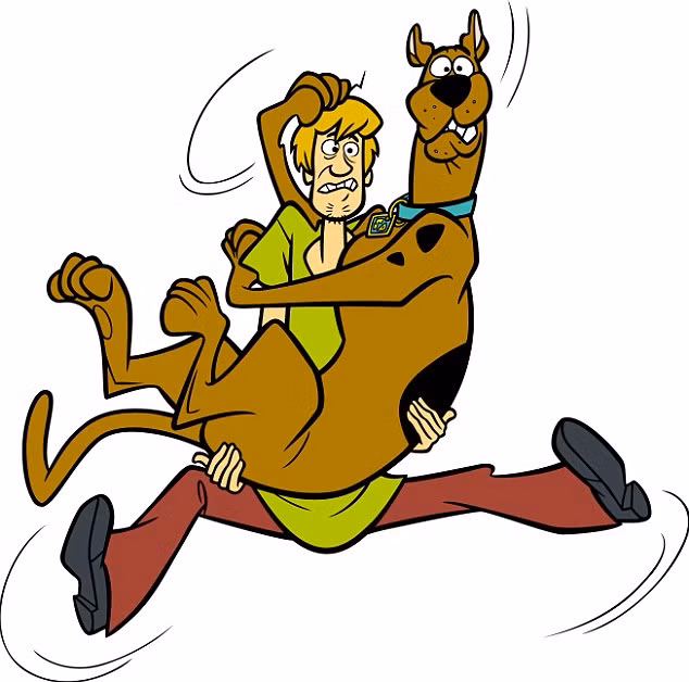 Chú chó nhút nhát Scooby Doo trong series phim hoạt hình nổi tiếng cùng tên.