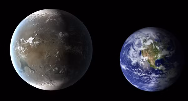 Nằm cùng một hệ sao với Kepler-62e, hành tinh Kepler-62f lớn hơn Trái đất 40%, cách Trái đất một khoảng 1.200 năm ánh sáng, quay quanh sao mẹ nhỏ và có nhiệt độ thấp hơn so với Mặt trời. Hoàn thành quỹ đạo quay trong 267 ngày, Kepler-62f được nhận định có thể nằm trong "vùng sống".