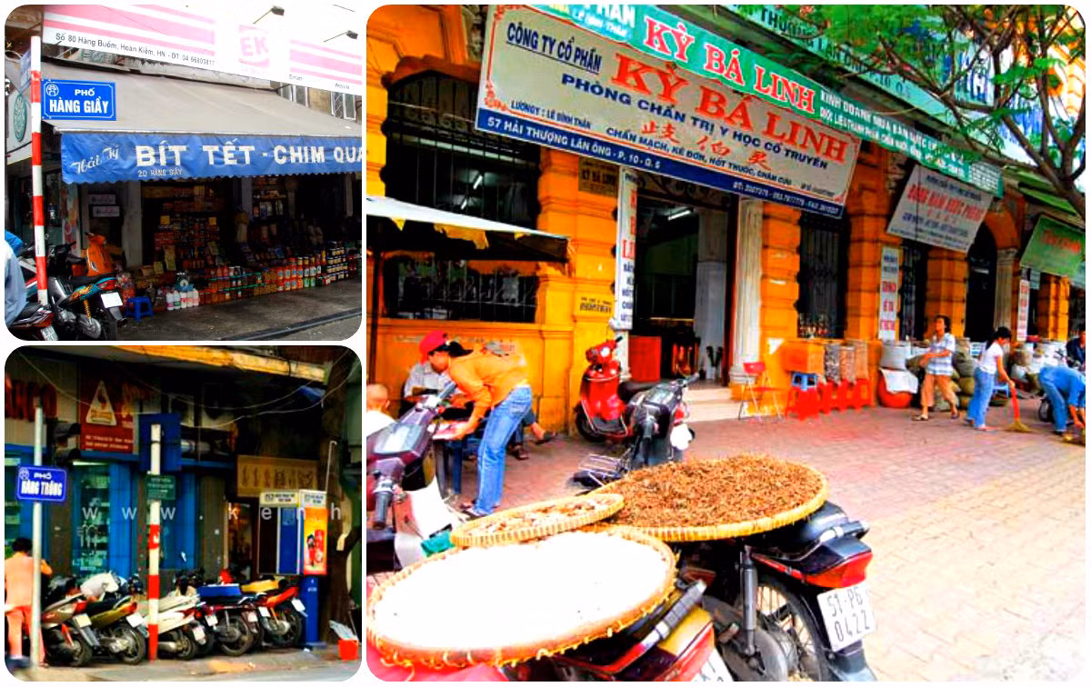 Hàng Giấy, Hàng Trống, Thuốc Bắc… đều có giá đất đạt trên 100 triệu đồng/m2.