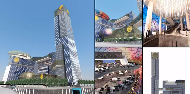 Tổ hợp khách sạn, sòng bài Suncity tại Ma Cao. Tổ hợp khách sạn, sòng bài Suncity tại Ma Cao.