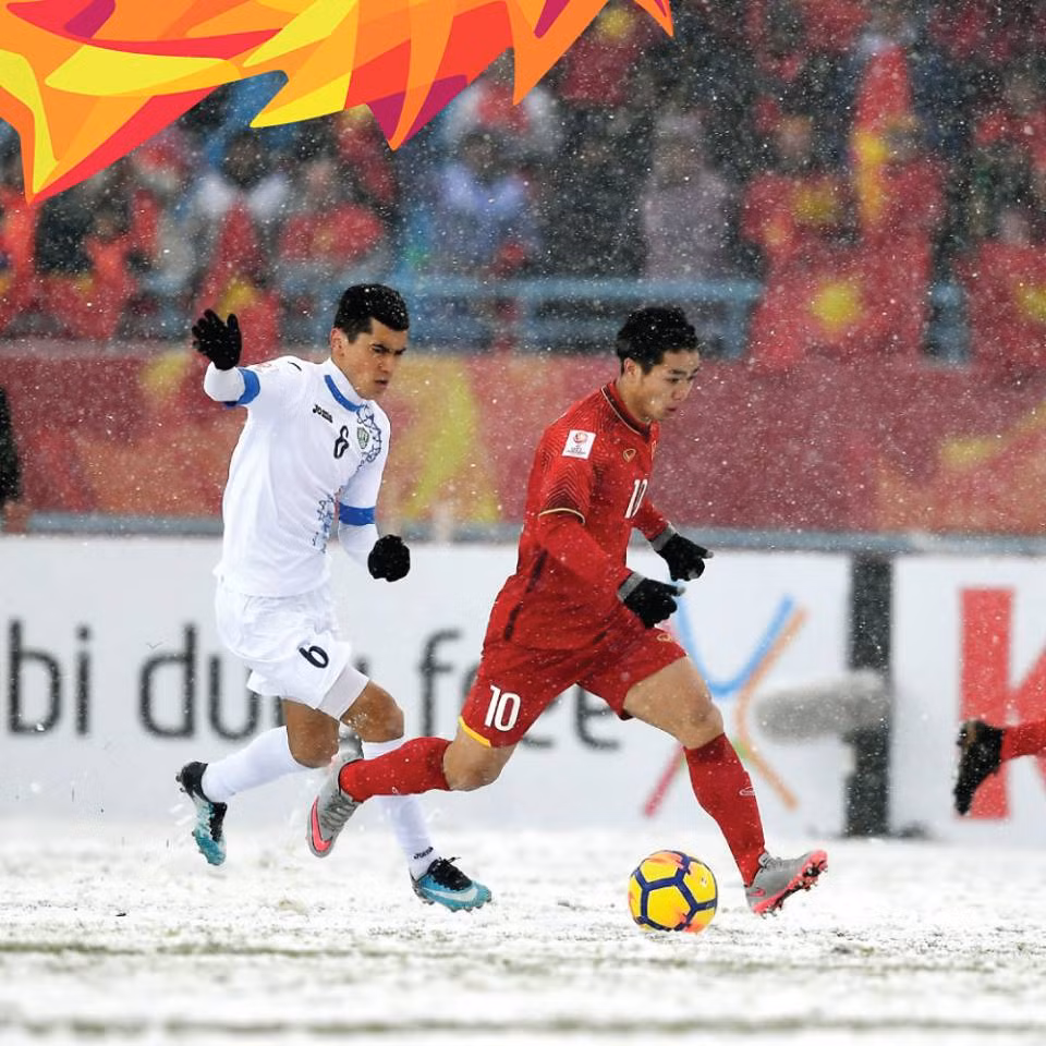 Dù không giành chức vô địch nhưng ĐT U23 Việt Nam đã để lại rất nhiều ấn tượng với khán giả trong, ngoài nước, đối thủ và các chuyên gia bóng đá. Ảnh: AFC.