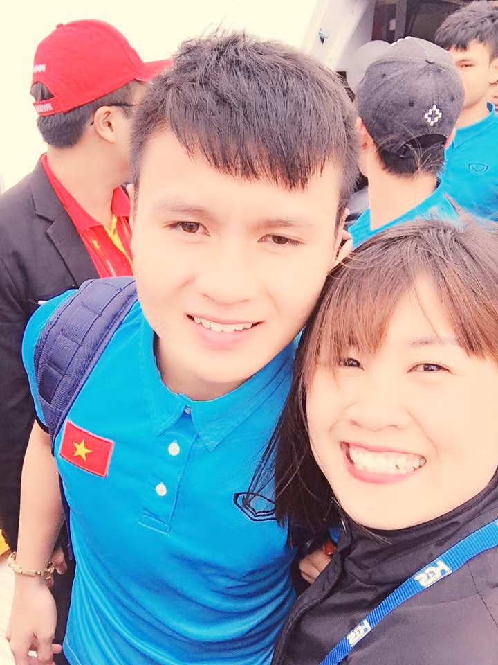 Quang Hải cũng là một nhân vật cực "hot" và được săn đón nhiều nhất.