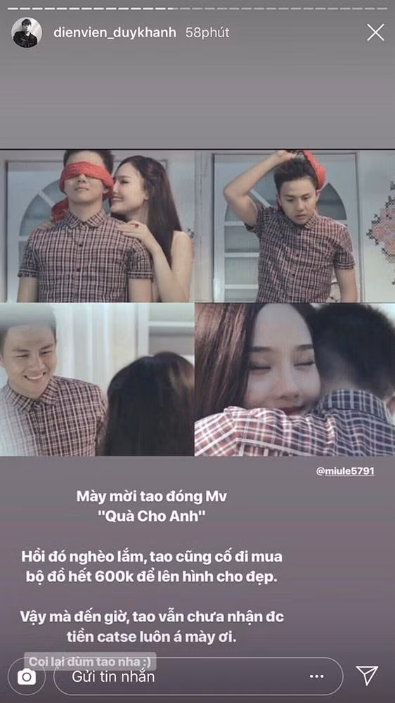 Dung ngay ky niem tinh ban 6 nam, Duy Khanh choi 'la' voi Miu Le-Hinh-5