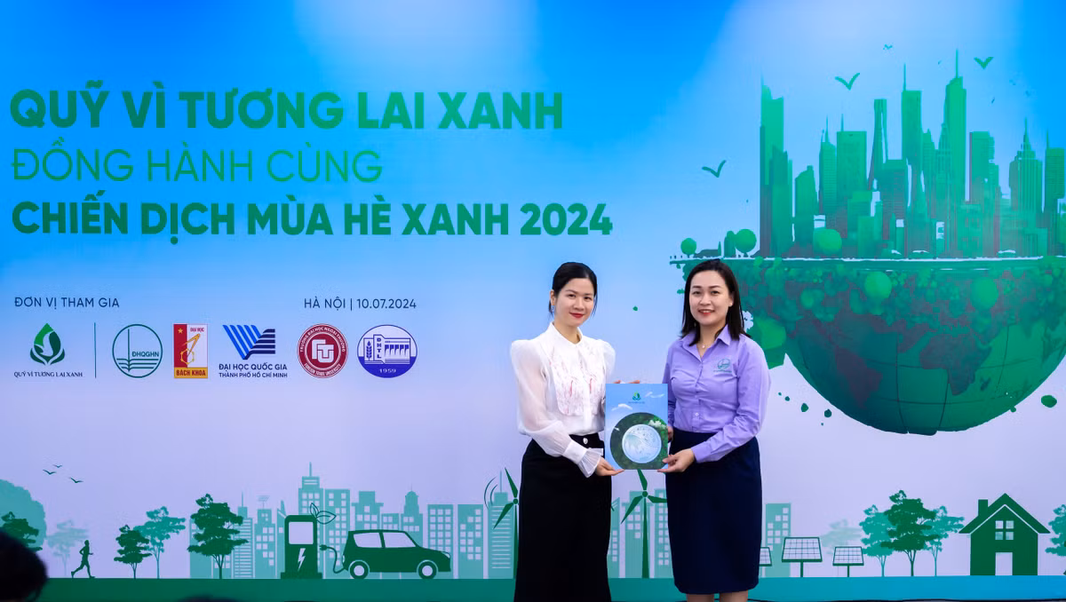 Quỹ Vì tương lai xanh đồng hành cùng chiến dịch mùa hè xanh 2024 Quy Vi tuong lai xanh dong hanh cung chien dich mua he xanh 2024