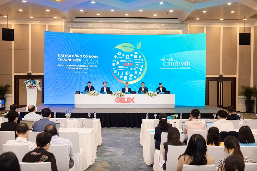 Dai hoi dong co dong 2024 Tap doan GELEX dien ra thanh cong