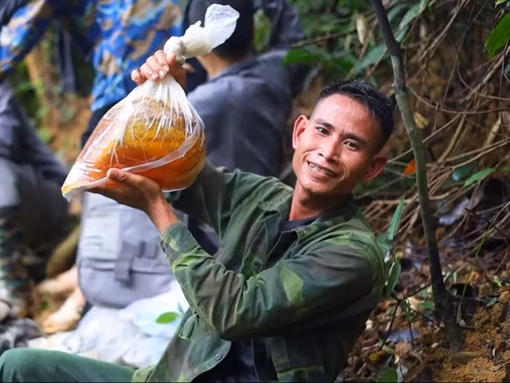 Theo chân “thợ rừng” tìm mật ong đắng, nửa tháng thu trăm triệu - Hình 10 Theo chan “tho rung” tim mat ong dang, nua thang thu tram trieu-Hinh-10