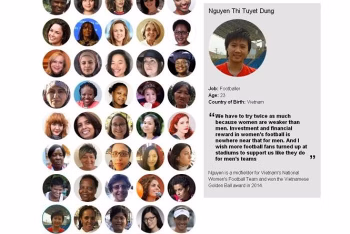 Chi dep va doi vuong mien, khong the goi la 'nguoi truyen cam hung'