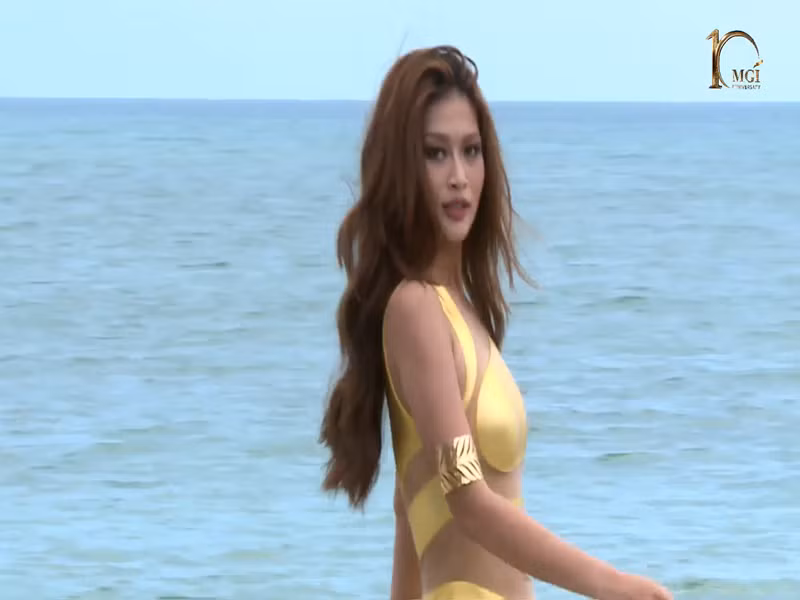 Thiên Ân cho biết mình đã tự tập luyện và dậy sớm để chuẩn bị kỹ lưỡng cho phần thi này. Ảnh: Sen Vàng