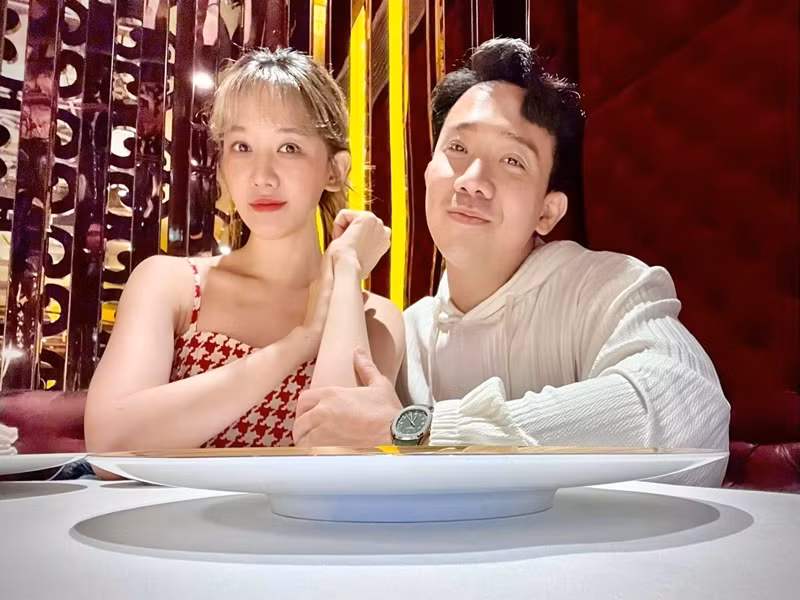 Trấn Thành - Hari Won không cùng dự đám cưới Diệu Nhi do nữ ca sĩ đang ở Hàn Quốc. Ảnh: FBNV