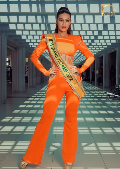 Doan Thien An hoi ngo thi sinh Miss Grand International 2022