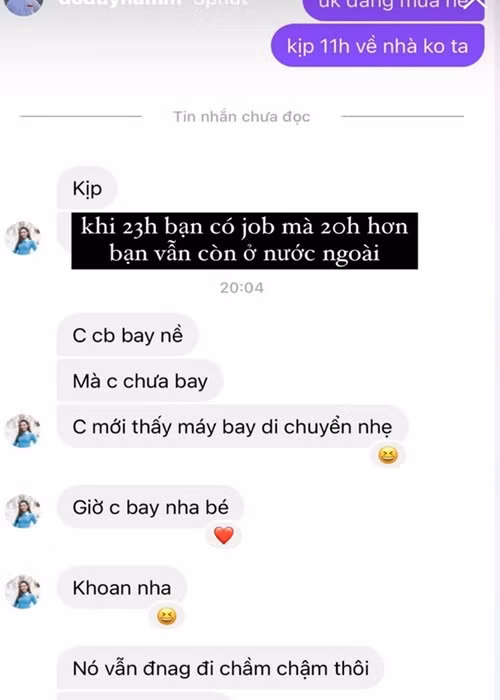 Đắt show, Thùy Tiên làm việc không ngừng nghỉ. Một trợ lý từng tiết lộ, lịch trình của người đẹp dày đặc đến mức 23h có công việc mà hơn 20h cô vẫn ở nước ngoài. Ảnh; Yan