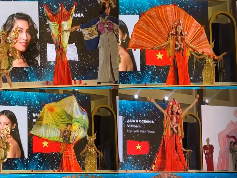 “Hú hồn chưa? Hất lên được rồi nè! Rồi vu vơ gấp cánh lại làm nụ hoa chúm chím, đợi thời cơ mà bung ra cho ú oà. Sau đó thì, làm tới thôi”, Bảo Ngọc vui mừng chia sẻ.