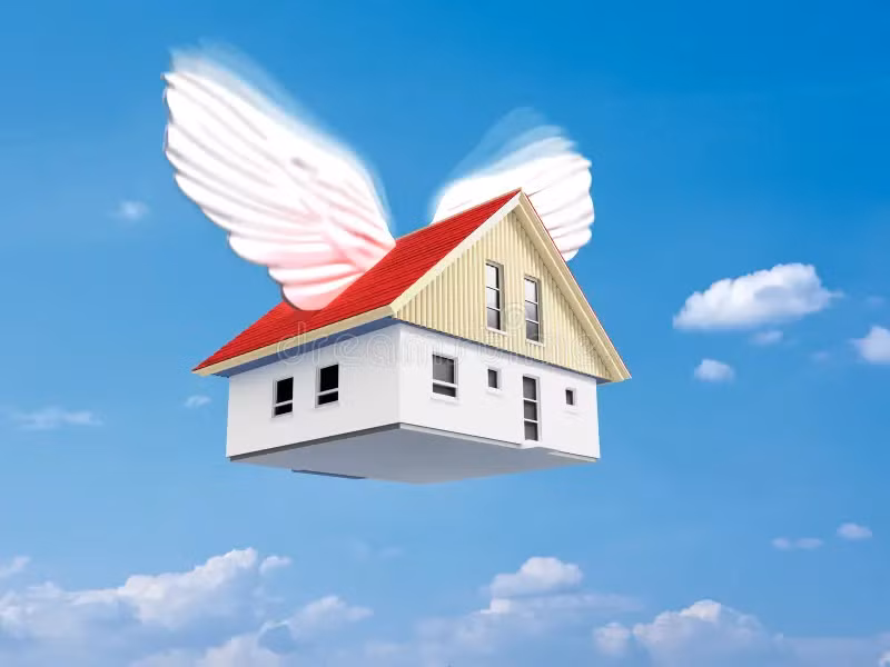 Trong tương lai, nhiều người có thể thoát khỏi mực nước biển dâng cao, động đất, các thảm họa trên đất liền, bằng cách rời khỏi mặt đất, xây nhà trên bầu trời. Trong đó, ngôi nhà được đưa lên không trung bằng khinh khí cầu là hoàn toàn khả thi. Ảnh: @iStock.